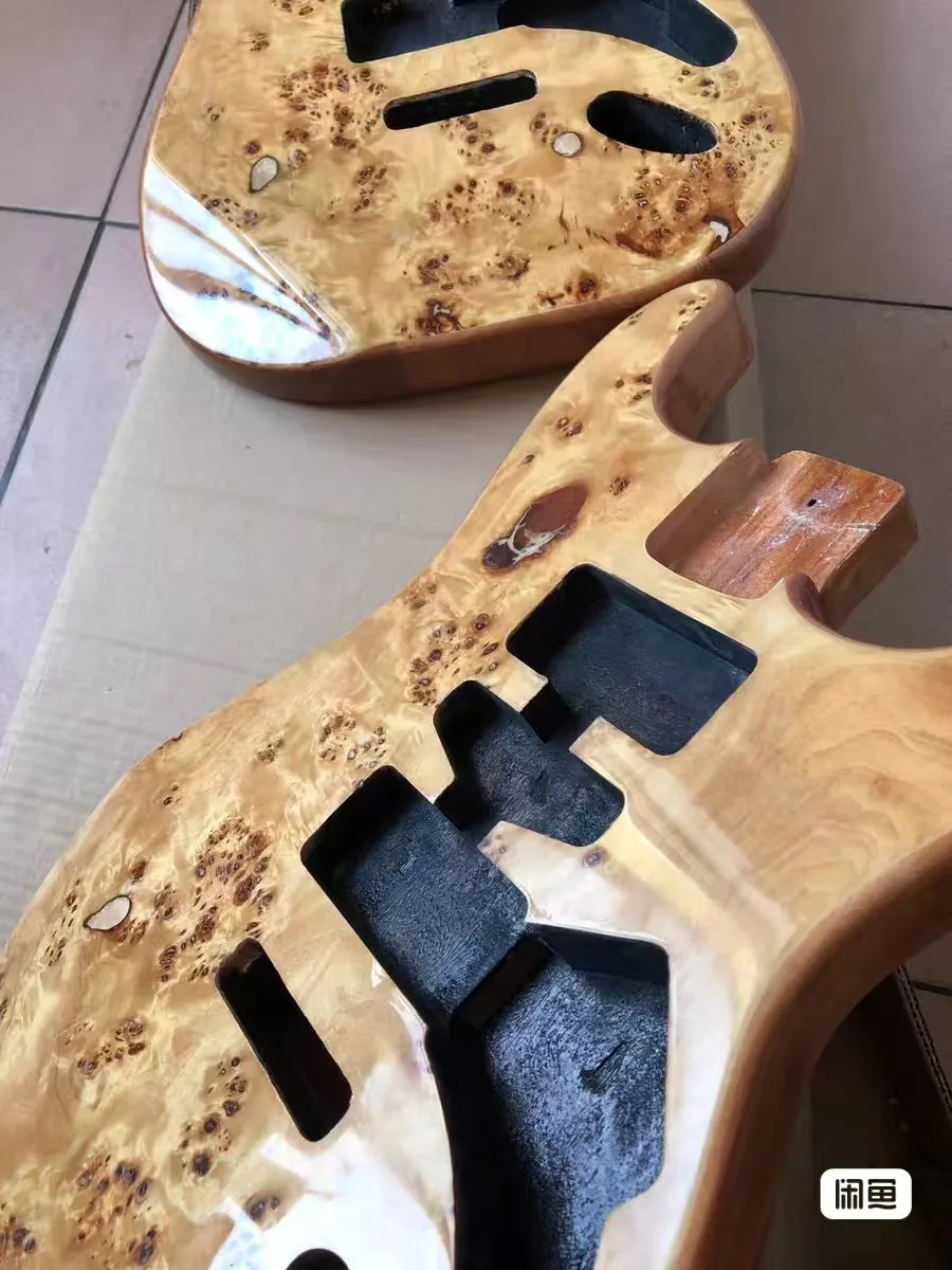 

1 Pc Peach Blossom Core Electric Guitar Body Personalized DIY Music Instrument Accessory for Custom Guitar Building