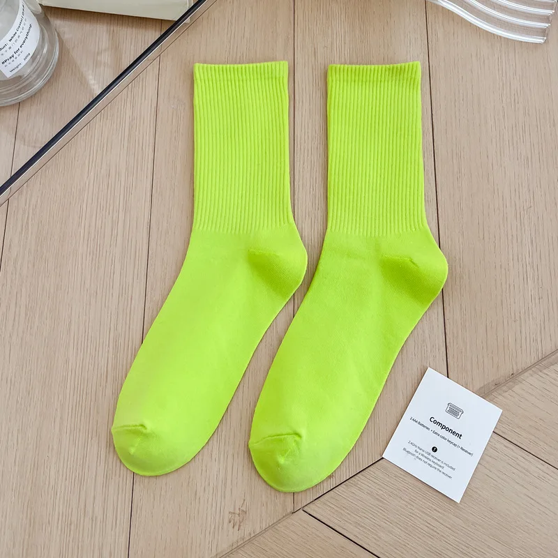 1 Paar Damensocken, rot, weiß, schwarz, Söckchen, atmungsaktiv, sportlich, bequem, einfarbig, Baumwolle, Bodensocken für Mädchen, Strumpfwaren – Detail 28