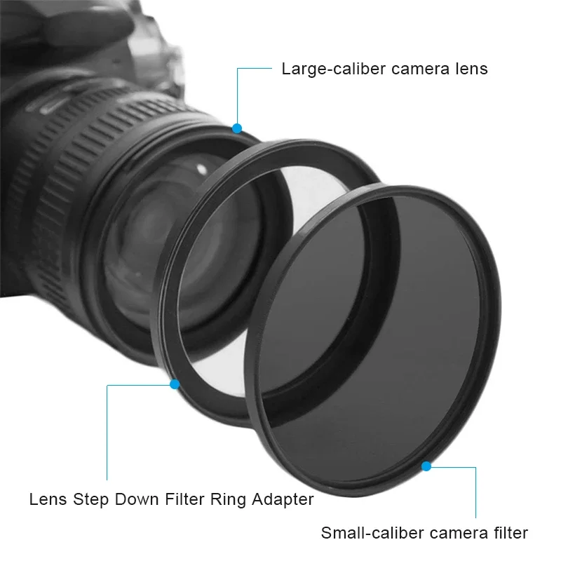 حلقات محول لكاميرا dslr ، 8 عبوات ، عدسة فلتر ، 82 من-49 من الملحقات