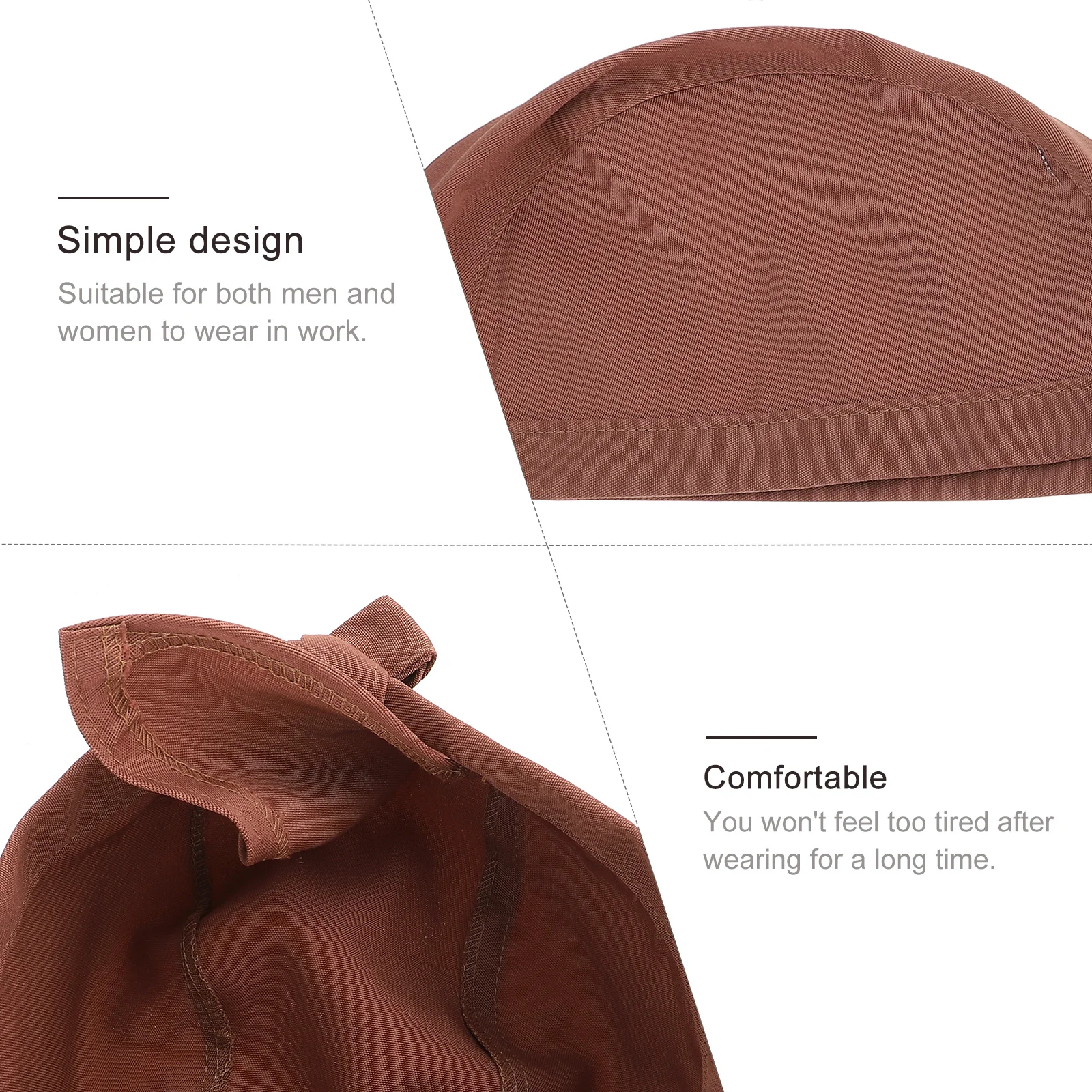 2 pezzi cappello da cucina turbante da chef per uomo donna nastro regolabile in cotone catering berretto con teschio berretto da cucina accessorio da lavoro