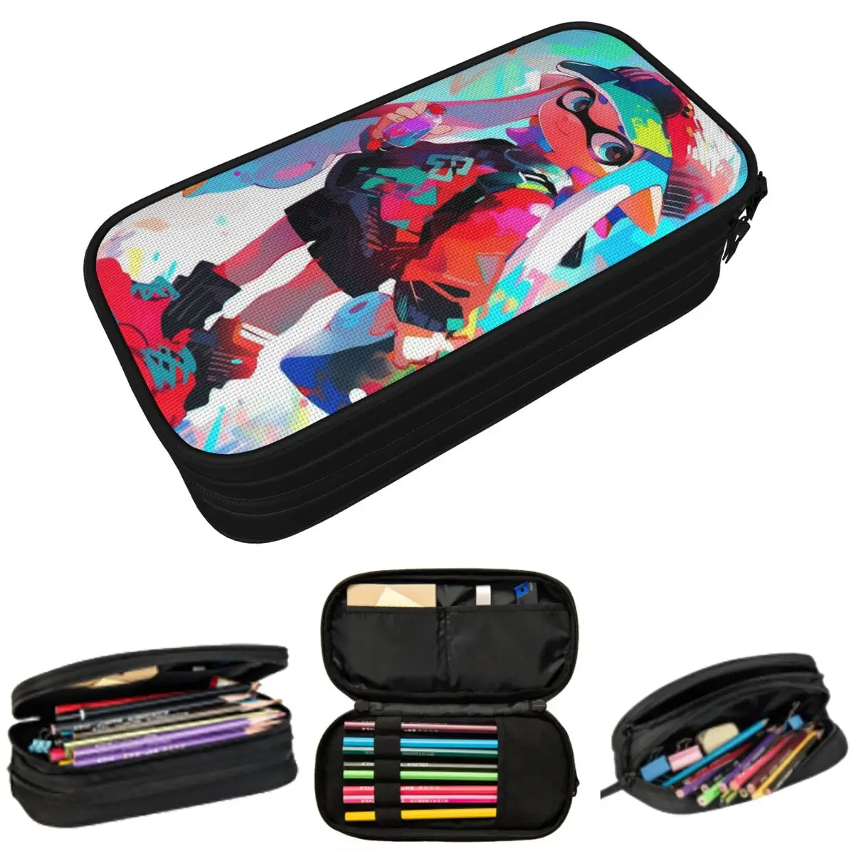 

Splatoon Game Pencil Case for Boy Girl Gifts Pen Box Pencil Bag Stationery Supplies Pen Holder Bag