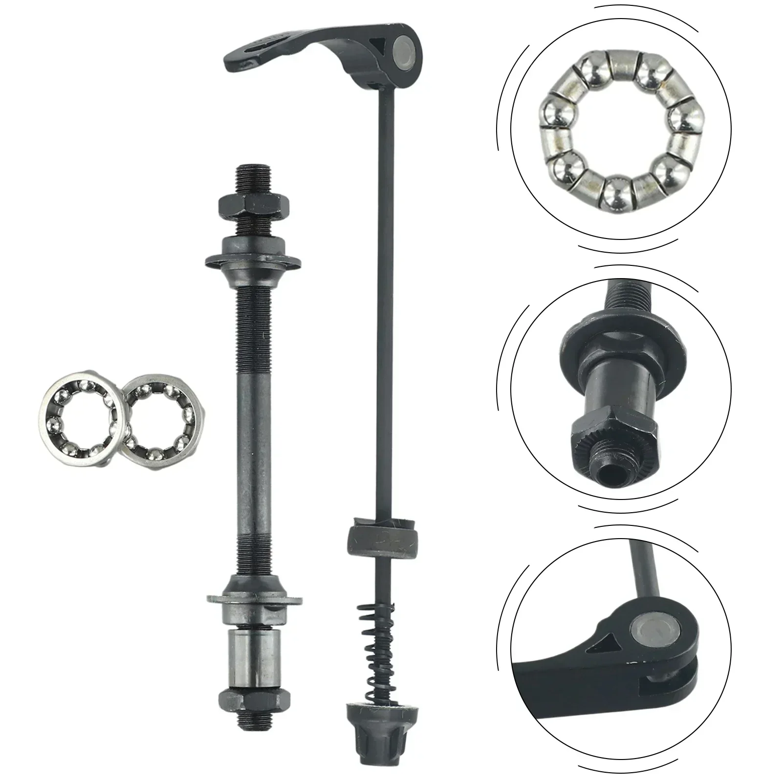 

Быстроразъемные шампуры для велосипедной оси с подшипниками 25 мм. Удобный набор инструментов для передней и задней оси для велосипедов 6/7/8 скоростей.