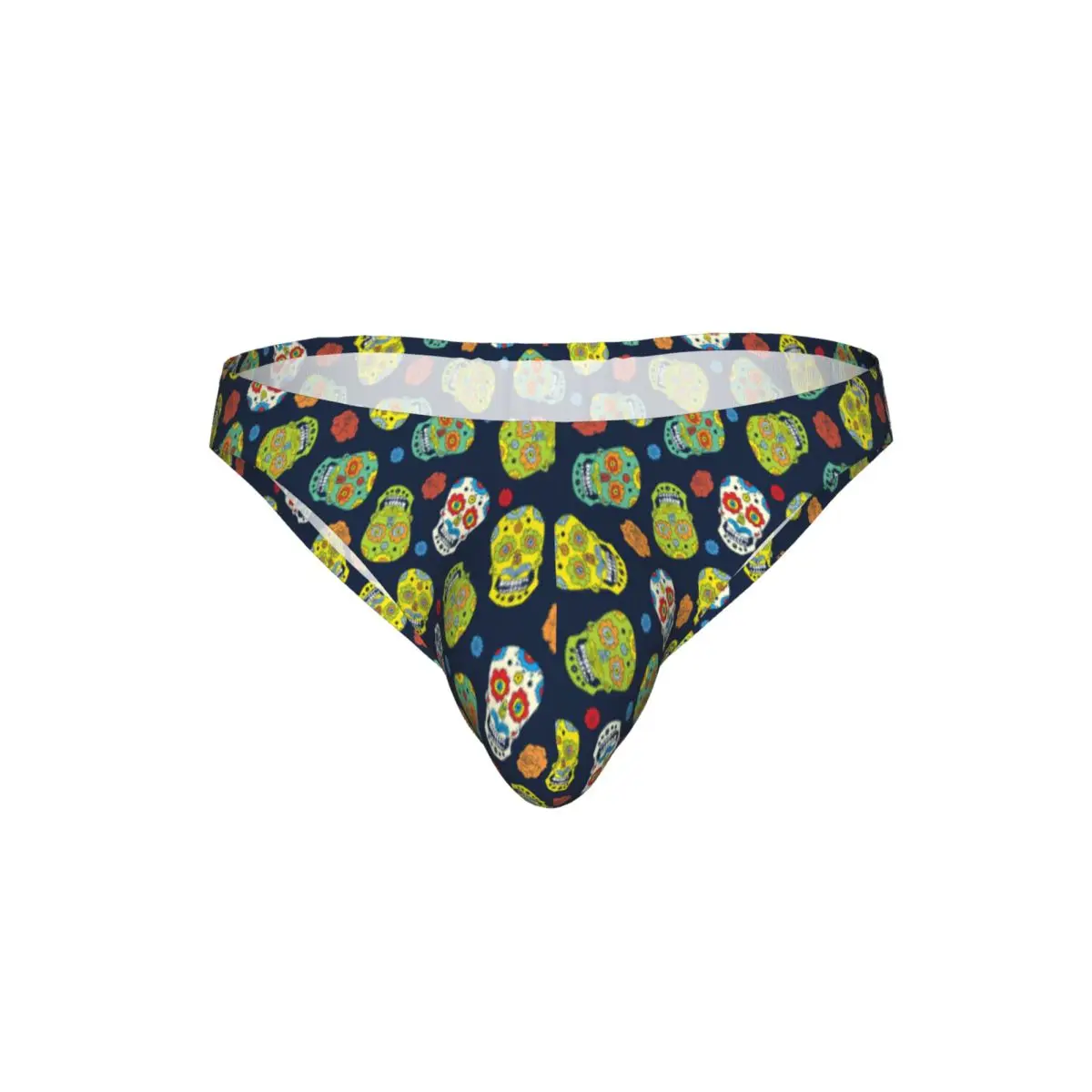 Men's Panties Man Briefs Day Of The Dead Sugar Skulls Sexy Underwear Male Bikini Underpants - view 4