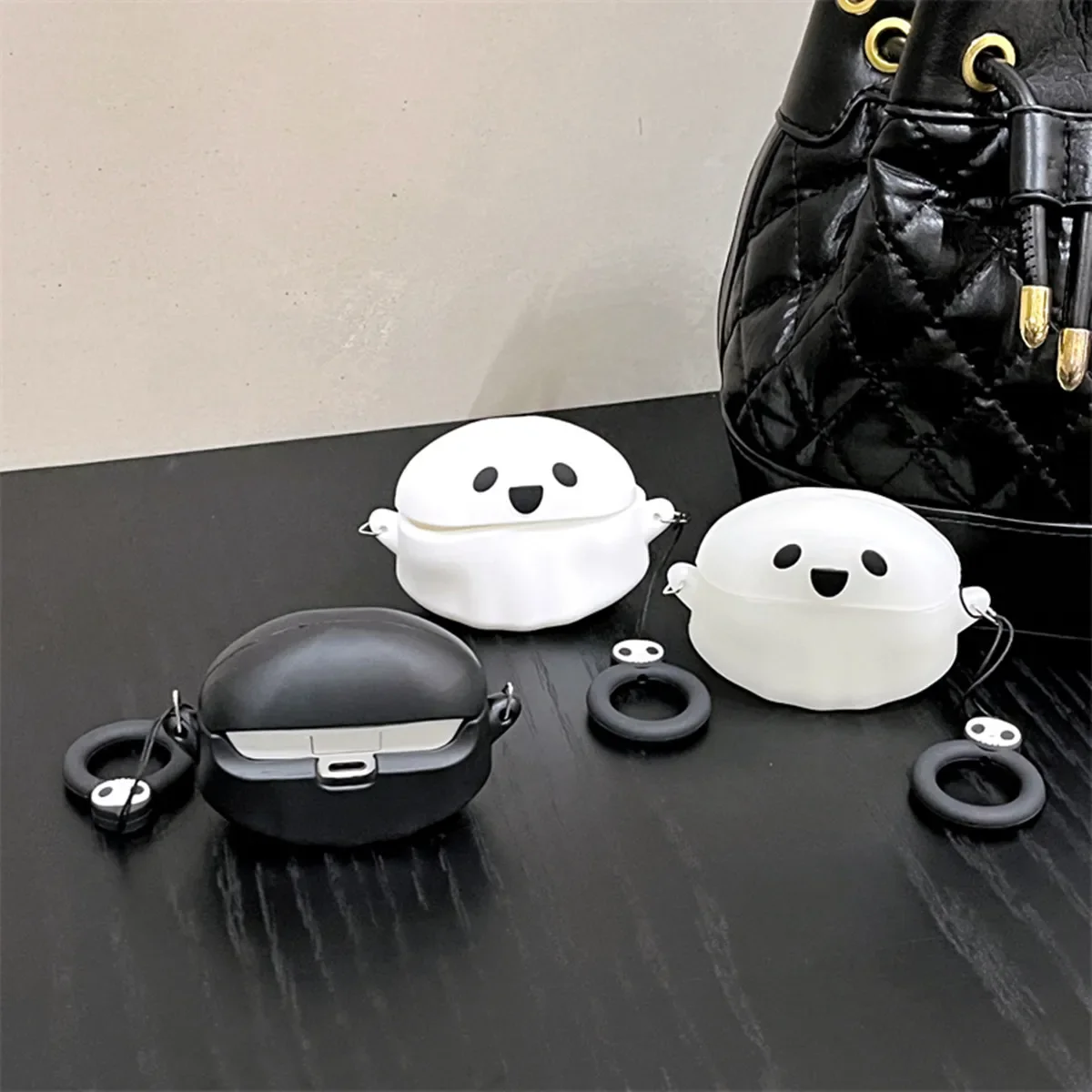 Etui na Sony WF-1000XM5 Cute Cartoon Cool smok talizman Jackie Chan przygody silikonowe etui ochronne z hakiem