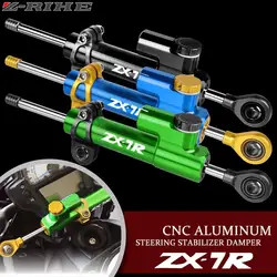 For KAWASAKI ZX7R ZX-7R 1989-2022 1990 1991 1992 1993 1994 1995 1996 Motorcycle Steering Stabilizer Damper Mounting Bracket Kit
