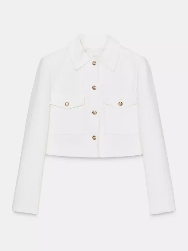 

Весна 2026: Женская укороченная куртка без рукавов с карманами, стандартный крой, с отложным воротником, в деловом стиле, верхняя одежда