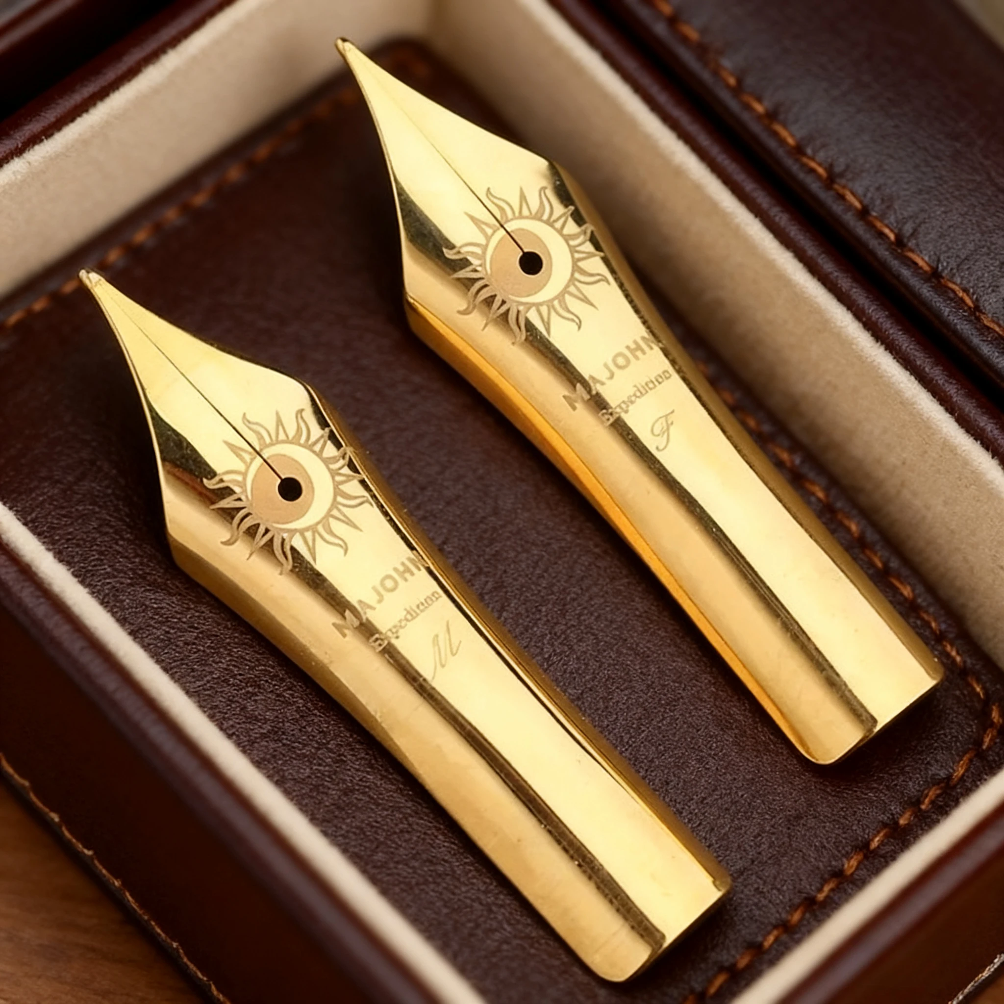 

Majohn NO.8 Gold-plated Sun F/M NO.8 BOCK Silver Nib For Majohn P139/P140 Fountain Pen Writing Business Accessories