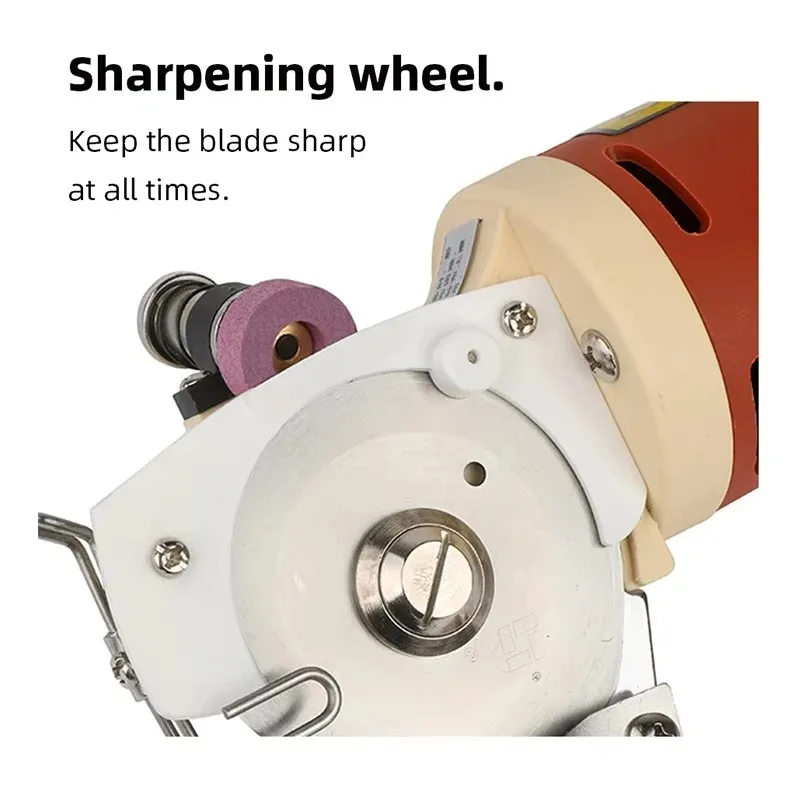 

220 В/110 В 65 мм станок для резки ткани - ручные ножницы для прецизионной резки ткани Ручной электрический круглый нож