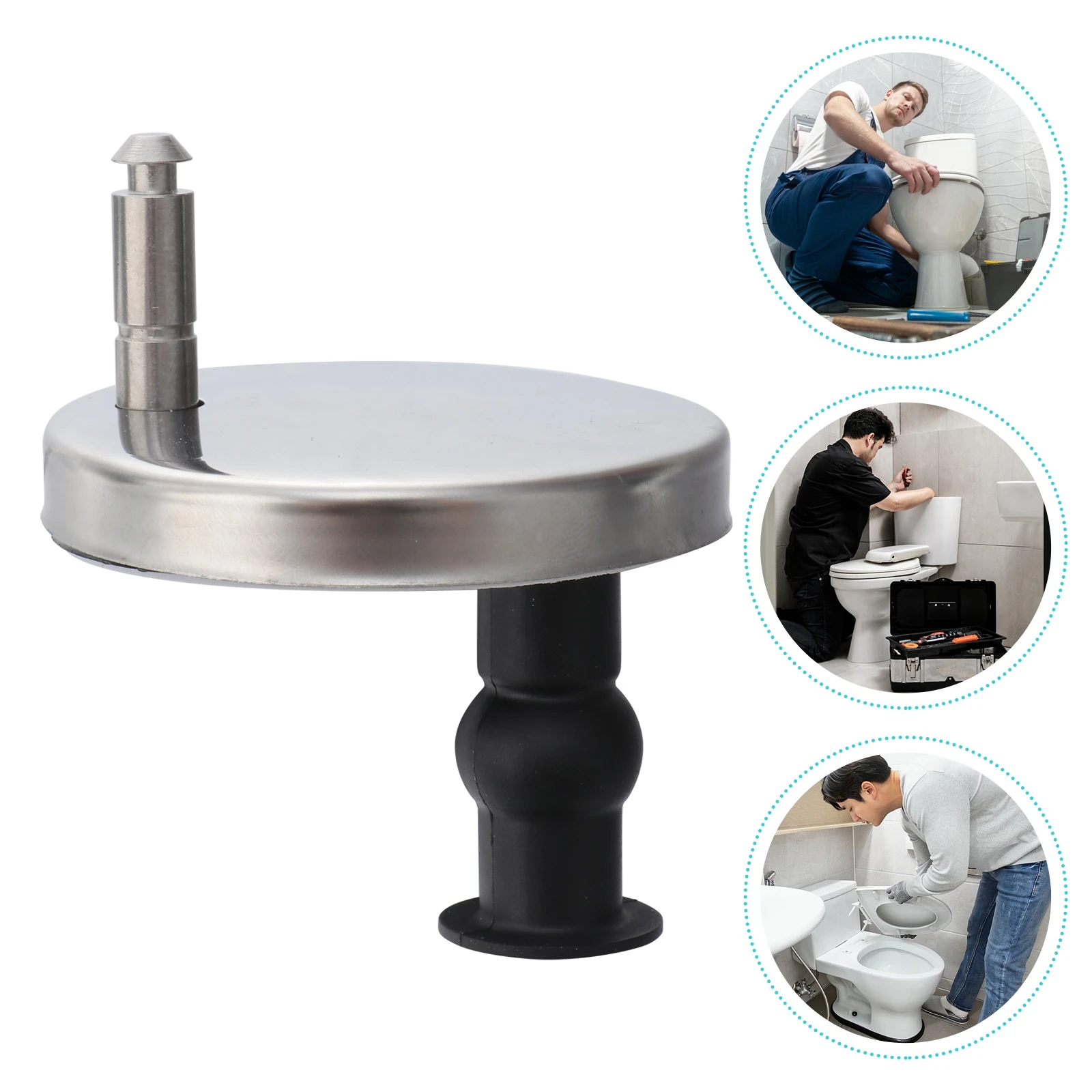 

2 Pcs Toilet Seat Screw Nut Washer Fixing Fittings Repair Installation Broken Hinges Easy Replace