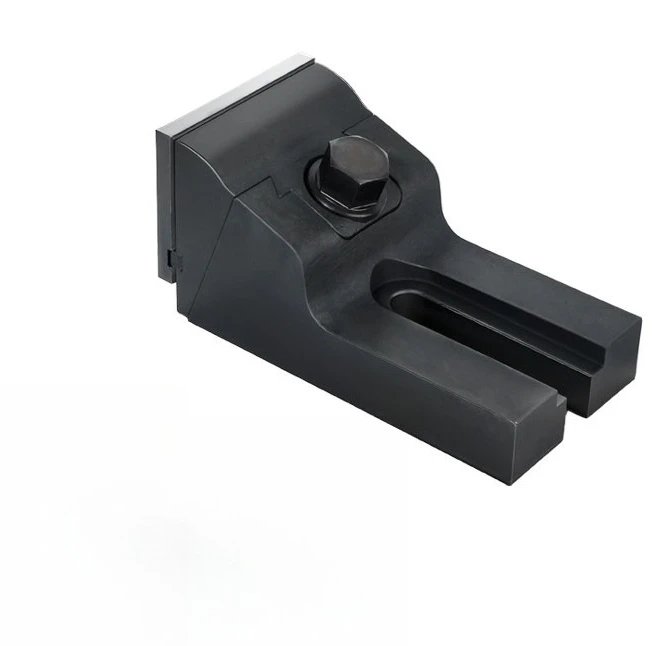 Angled Pressure Design Hardened Steel Split Heavy Duty Vise Stable Clamping Fixture For Metal Working Workshop Machining