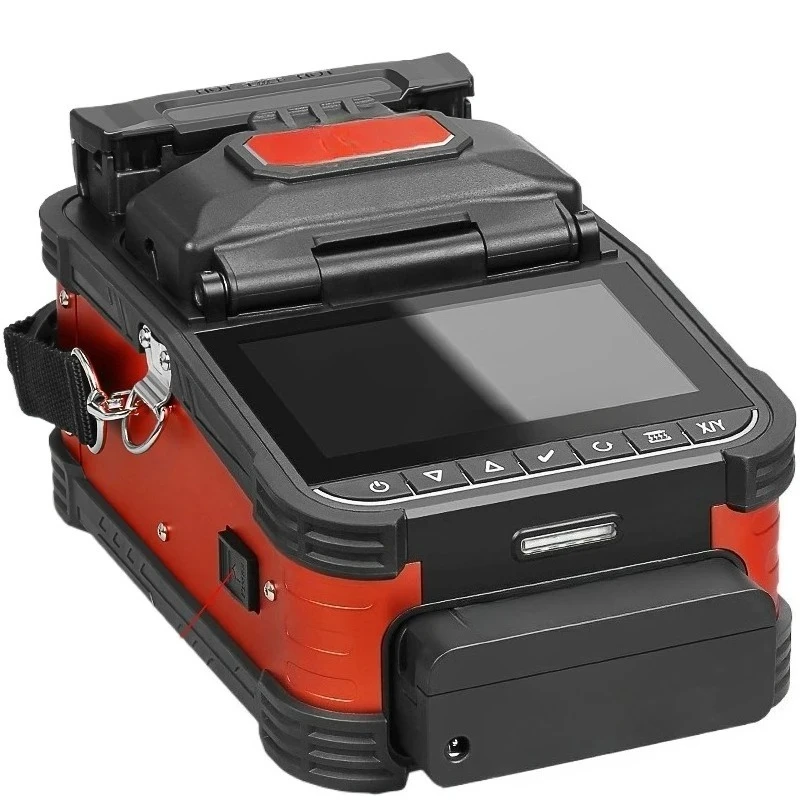 6 Motor A-5 Automatic Intelligent Optical Fiber Fusion Splicer Hot Fusion Fiber Machine Optical Cable Jumper Leather Wire