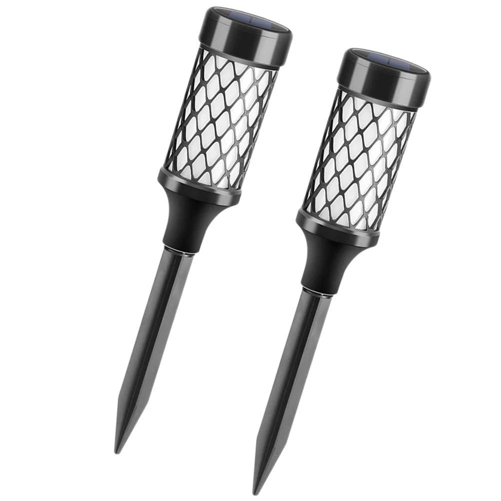 

2Pcs Solar Garden Lights LED Waterproof Outdoor Pathway Lamps Saving Long Service Life Solar Light