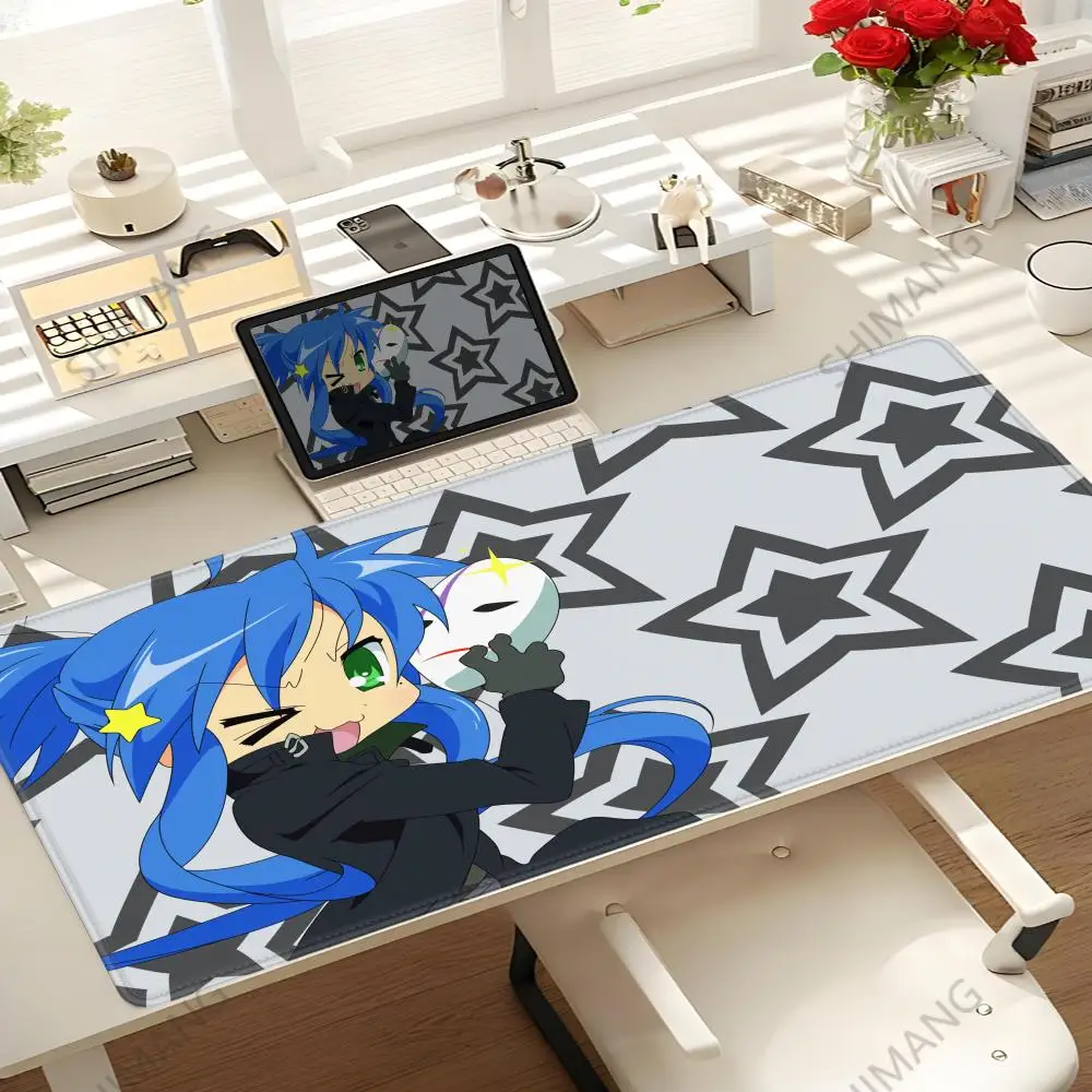 

Lucky Star Konatas Izumis Mousepad HD Printing Computer Gamers Locking Edge Non-slip Mouse Pad XXL90x40cm Keyboard PC Desk Pad