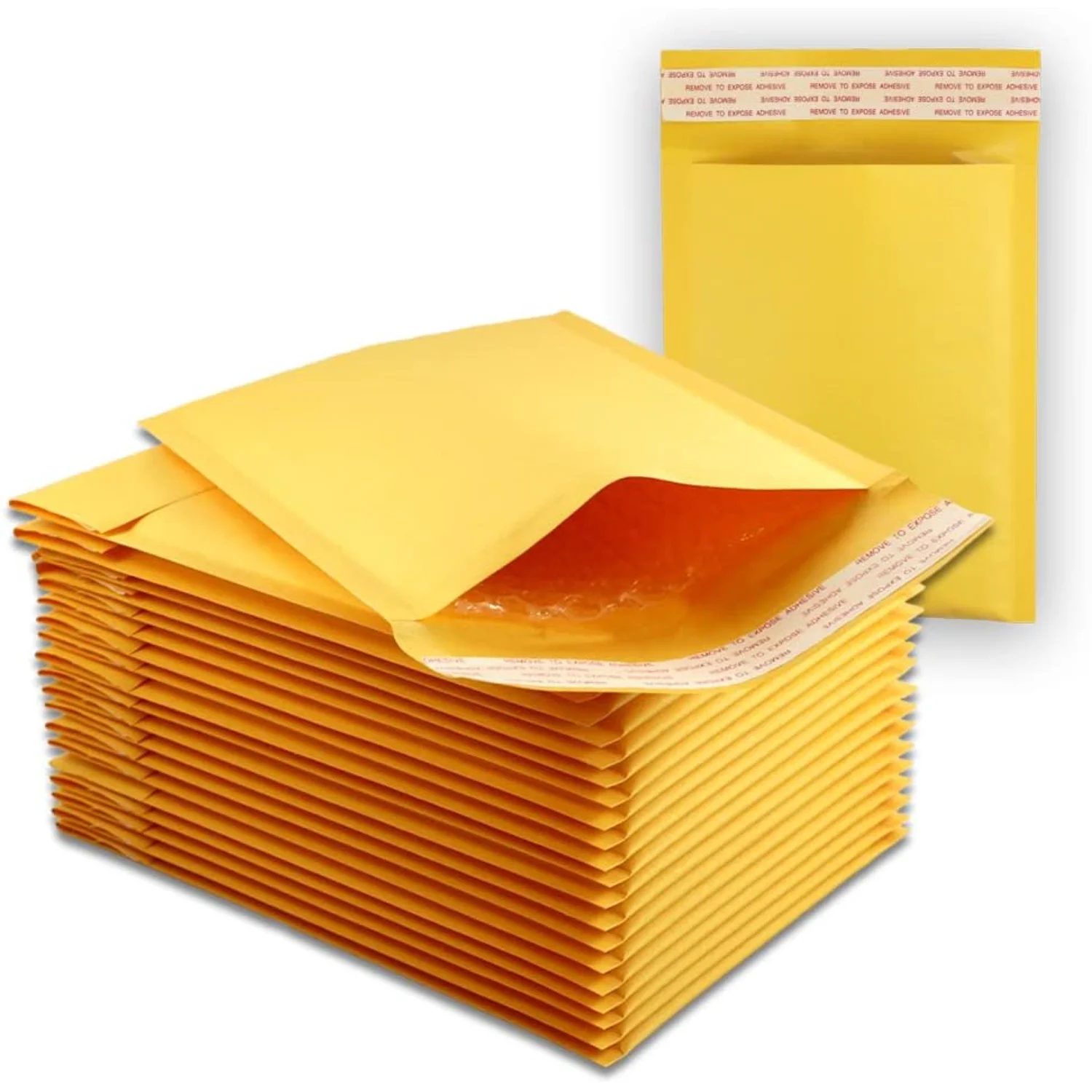 20  Size #0 7.5 x 10 Kraft  Mailers Self Sealing Bulk Padded Shipping Supplies Packaging Envelopes Bags DVD 7.5 inches  10 inche