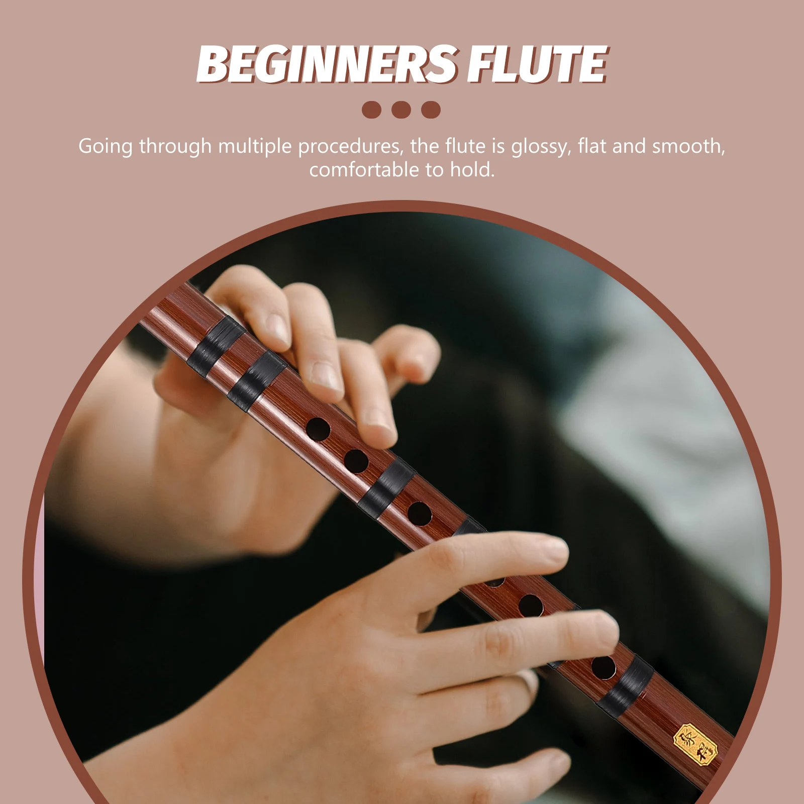 

Flute for Beginner Kid Music Instrument Chinese Traditional Instruments Portable Flutes Toys