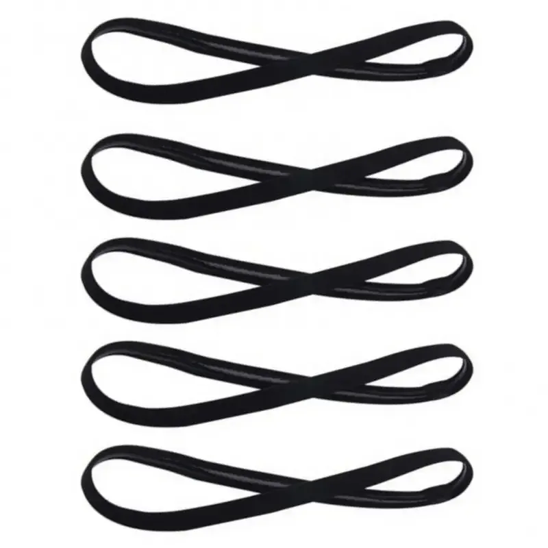 5/10/15pcs Elastic Sports Hair Band Black Stretchy Sports Headband Yoga Running Cycling Headband Women Girls Fitness Hairband