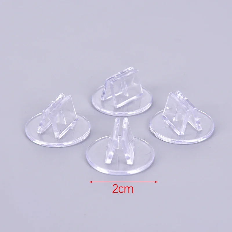 10PCS 20Pieces 50PCS High Quality Transparent Plastic Stand for 2mm Paper Card Board Game Components Card Holder For Game Cards