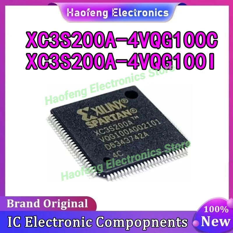 

Микросхема XC3S200A-4VQG100I XC3S200A-4VQG100C XC3S200A 4VQG100C QFP-100, встроенный чип XILINX, интегральные схемы, микросхемы