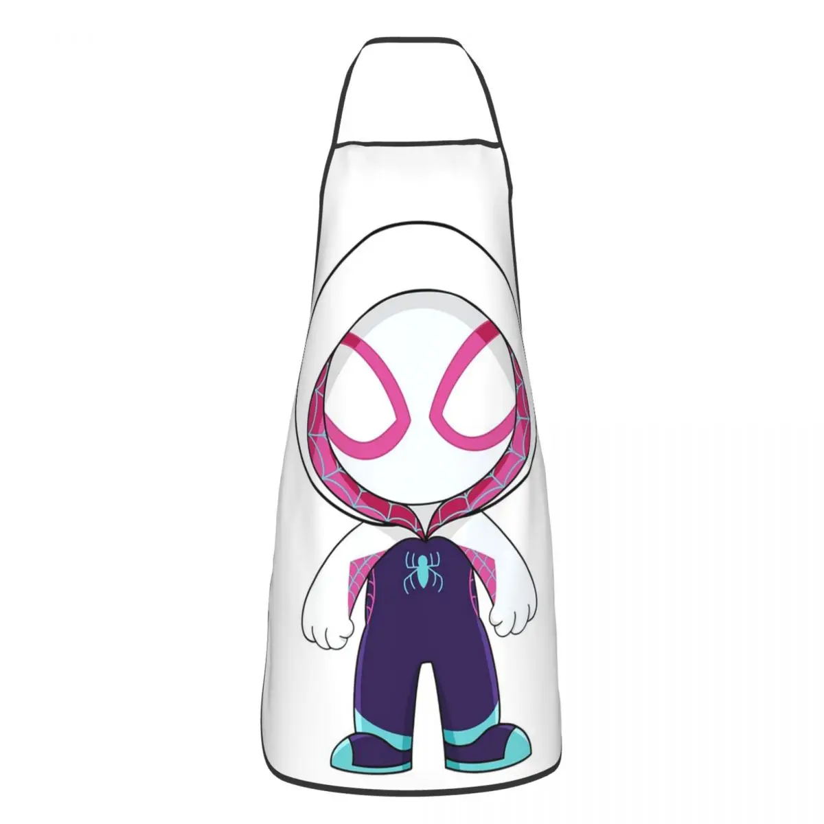 Cute Spider Ghost, Baby Spidey Girl, Grl Pwr Aprons Chef Cooking Tablier Bib Kitchen Cleaning Pinafore for Women Men