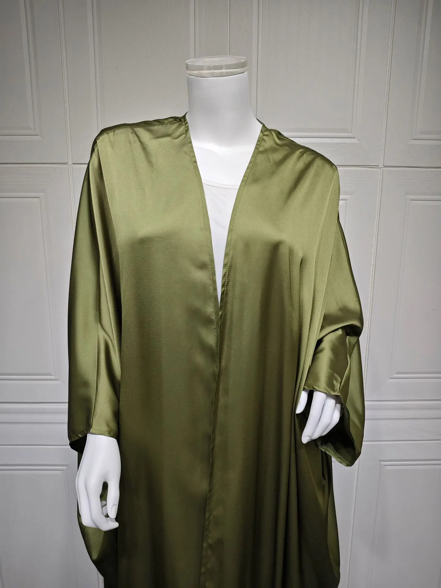 Robe de Soirée pour Femme Musulmane, Kimono Ouvert, Abaya Modeste, Eid Djellaba Islam Jalabiya Turquie Kaftan Dubaï Robe Maroc