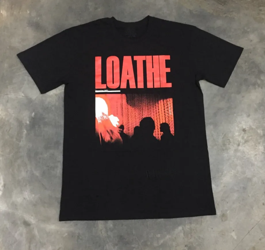 Vtg Loathe Band Concert Tour Heavy Cotton Black Full Size Unisex Shirt BL228