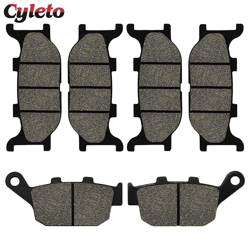 Cyleto Motorcycle Parts Front or Rear Brake Pads for Yamaha FZ6R 2009-2017 XJ6N XJ6F XJ6S XJ6 XJ600 Diversion 600 2009-2012