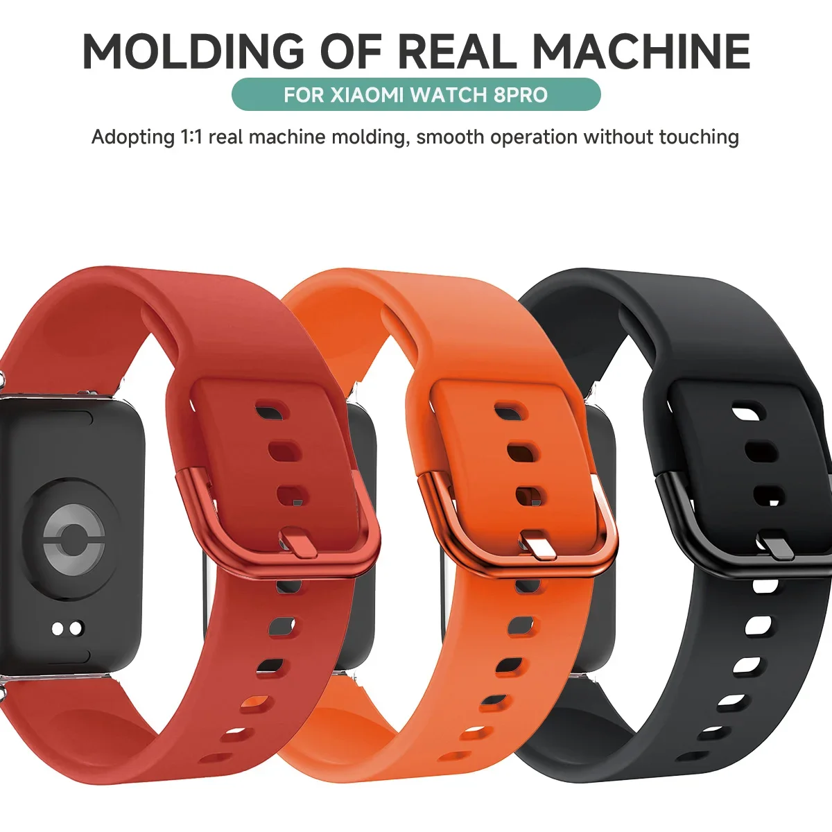 Silicone Strap For Xiaomi Mi Band 9/8Pro Replacement Women Men Sport Smart Watch WristBand Bracelet Watch Band For Redmi Watch 4