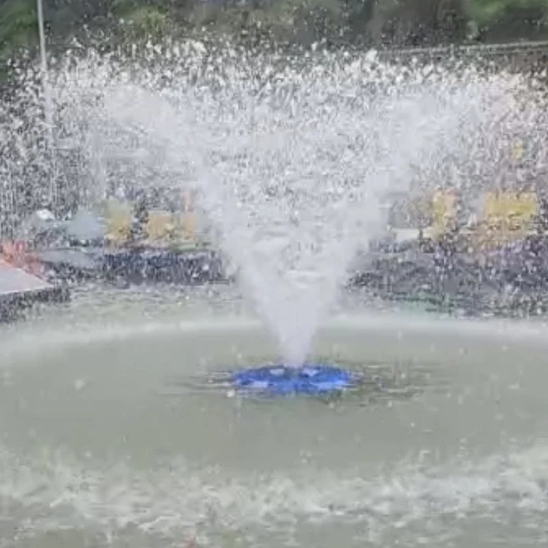 High Quality Stainless 304 Floating Pond Fountain Pond Aerator Waterfall for Fish or Park Using