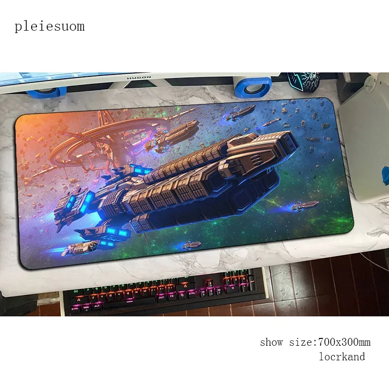 لوحة ماوس سفينة الفضاء الخيال العلمي، حصير نمط كتلة، حصيرة ماوس الكمبيوتر، ملحقات الألعاب، لوحة ماوس كبيرة لطيفة، ألعاب لوحة المفاتيح، ألعاب الكمبيوتر
