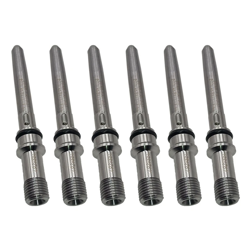 6Pcs Injector Connector Tubes Auto Parts Injector Takeover Replacement For Dodge Cummins 03-12 5.9L 6.7L Replace 4929864