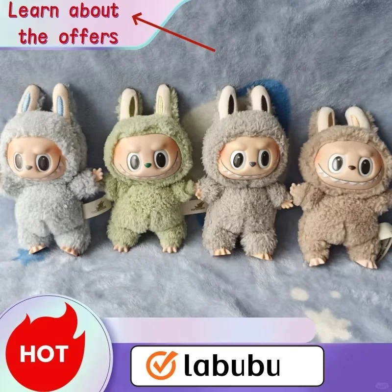 

2025 Hot Sale Anime Figure Labubu Have A Seat Series Pvc Pendant Doll Model Monster Replica Keychain Decor Kid Toy Birthday Gift