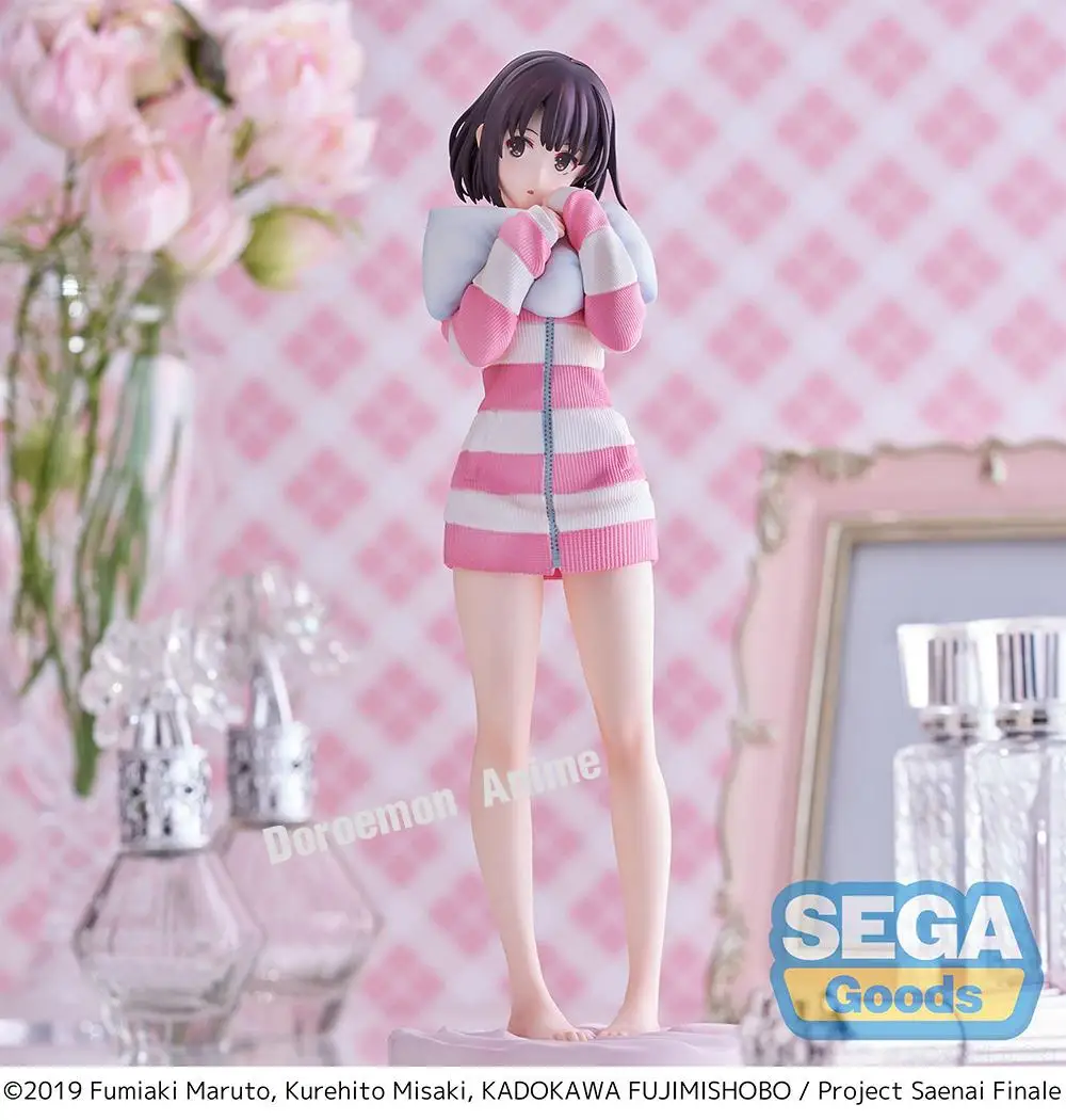Auf Lager Original Sega Luminasta Saekano: Wie man eine langweilige Freundin großzieht, Kato Megumi Collection Animation, süße Mädchenfiguren