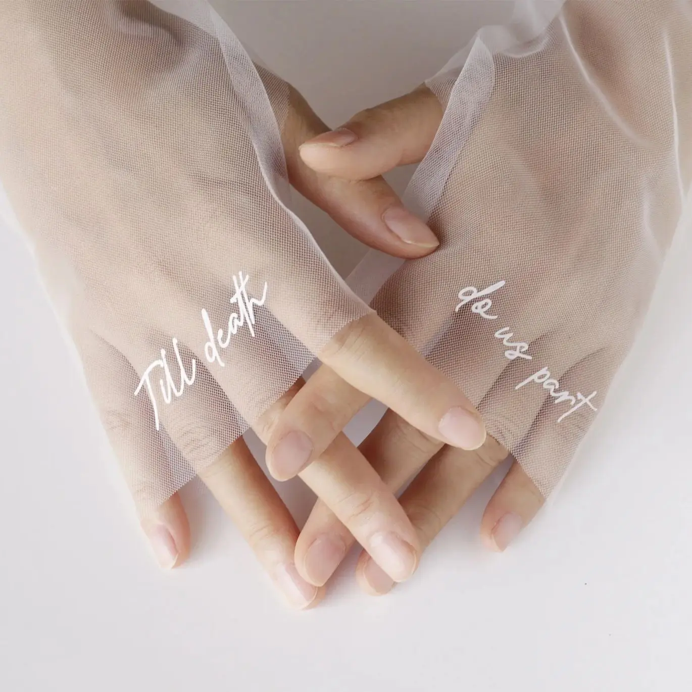 Long Bridal Gloves Word Wristband Wedding Glove For Women Girl Party Evening Dress Jewelry Brides Accessories