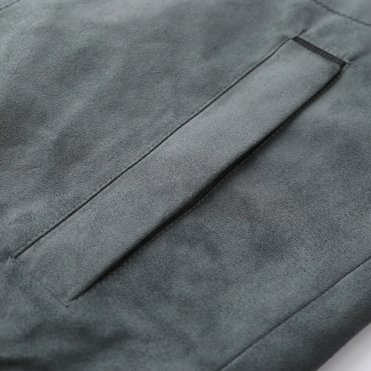 

Бренд Hai, мужской весенний бейсбольный воротник, застежка-молния, искусственная кожа, бархат, повседневная куртка Jaet Other Sve Sle Long Sve Regula...