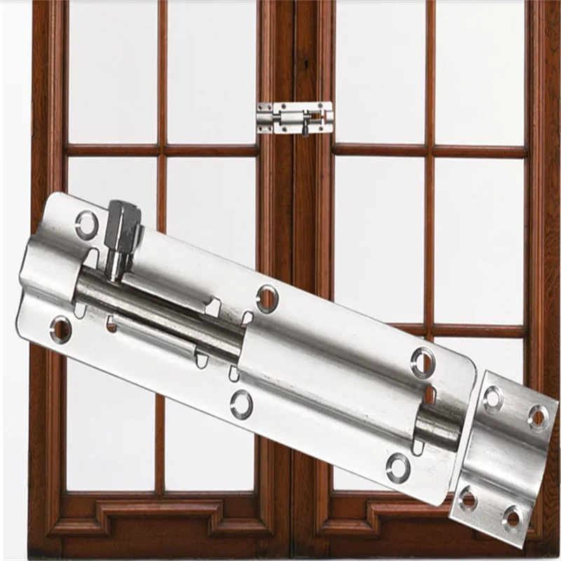 

Door buckle stainless steel latch old-fashioned door bolt sliding door lock buckle latch wooden door installation