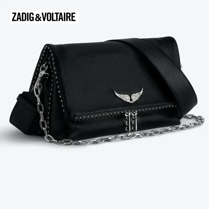 ZADIG & VOLTAIRE Shoulder ZV Bags For Women Crossbody Bag Decoration Straps Flap Zipper Sacàbandoulière femme Travel Bolsas