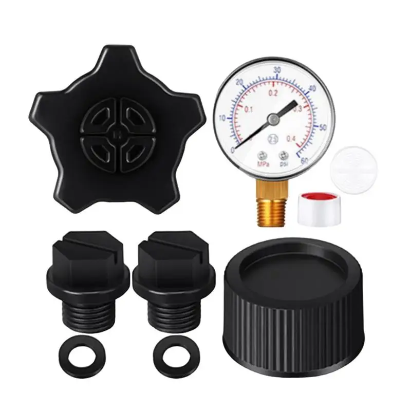 

Pool Pump Pressure Gauge Pool Pump Gauge Pressure Gauge Water Pressure Gauge With Drain Cover & Gasket Pool Filter Gauge For