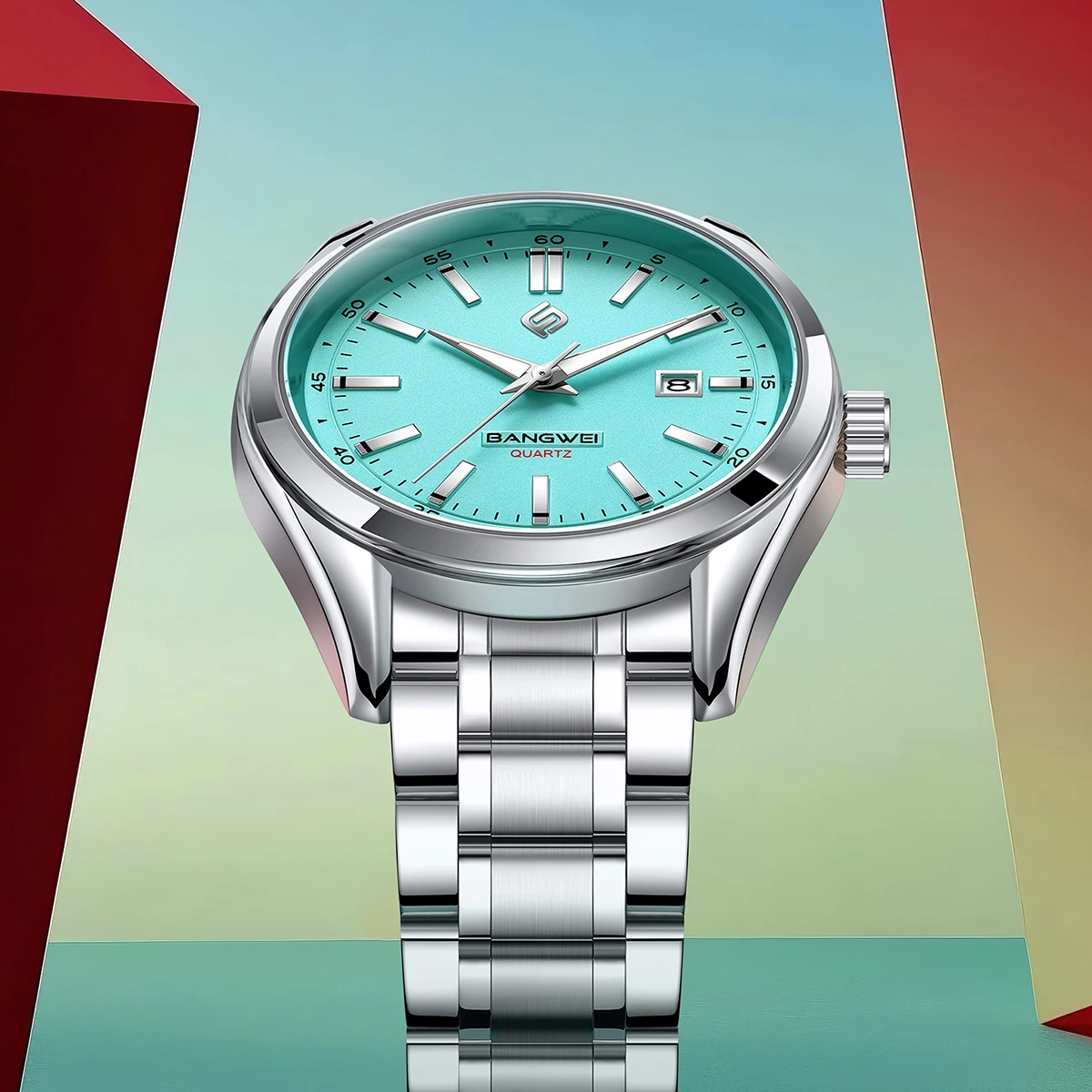 LIGE Moda Luxo Homem Relógio Design Simples Relógios de Negócios Clássico Calendário À Prova D 'Água Inoxidável Relógios Casuais de Quartzo para Homens