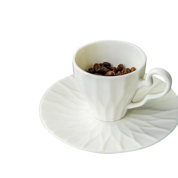 

Bone china, coffee set, ceramic pot, cups and saucers, business, gifts, simplicity