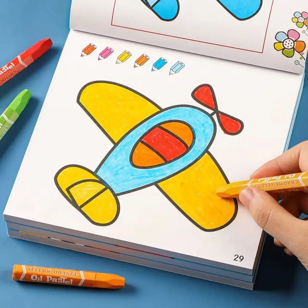 160 페이지 어린이 그림 그리기 책 계몽 편지지 아기 그림책 조기 교육 낙서 색칠하기 책