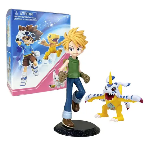 8 st/set Digimon Adventure Tailmon Gomamon Patamon Gabumon Tentomon Palmon Piyomon Agumon Animemodell Leksaksdocka Presenter 12 best sales Funko Pop Digimon - №9