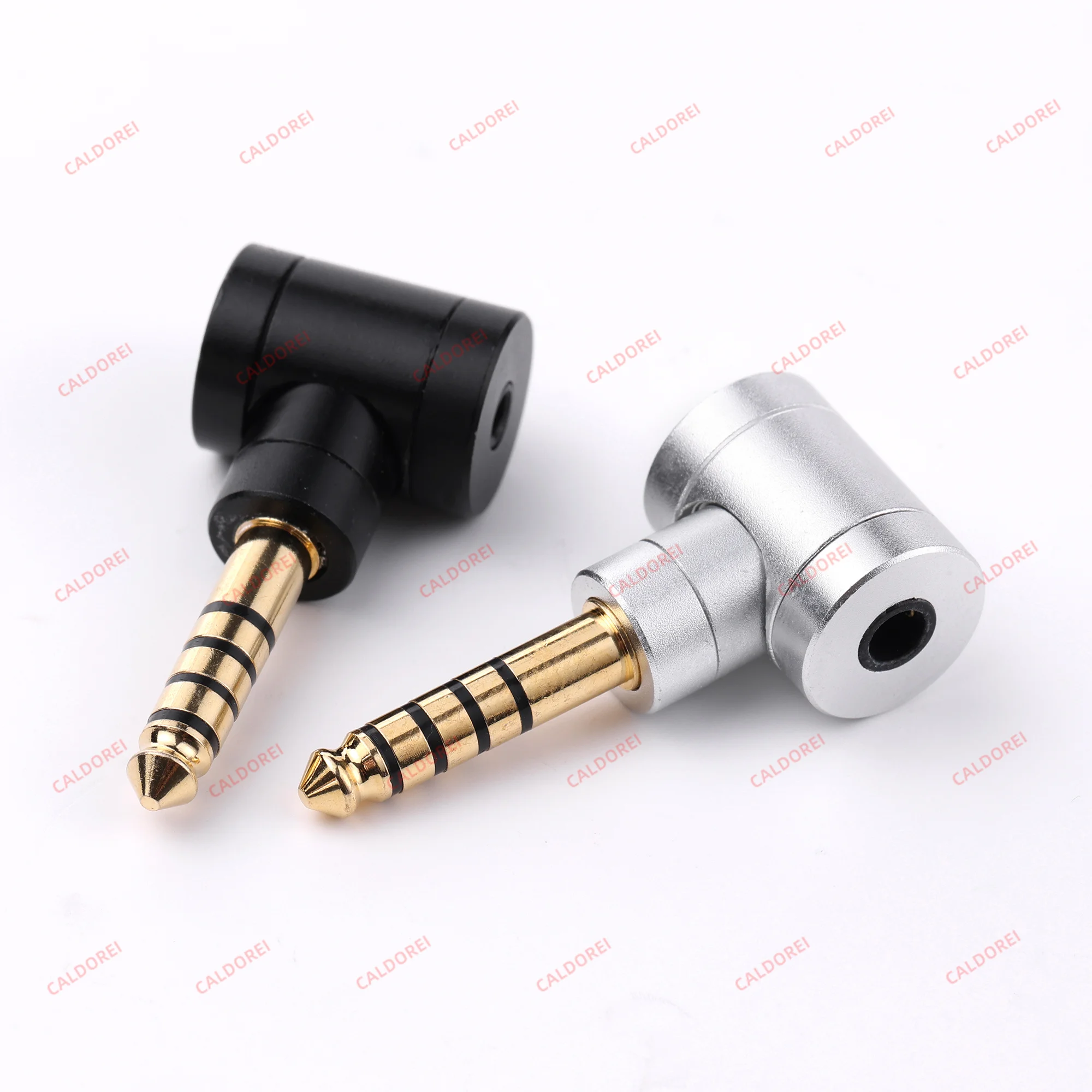 1Pcs Right Angle 2.5mm 3.5mm 4.4mm to 2.5mm 3.5mm 4.4mm Male to Female Plug HIFI 4.4mm Balanced Earphone Adapter DIY Connector