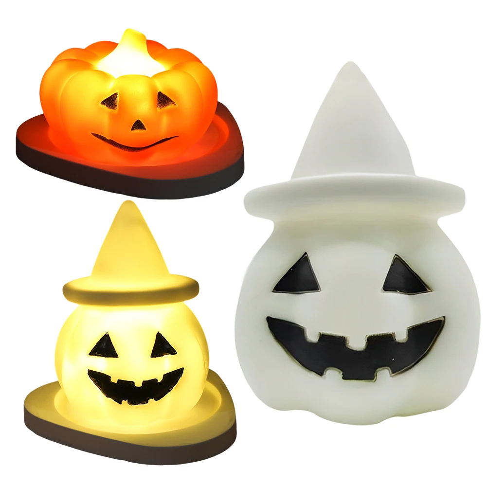 

Halloween LED Pumpkin Lantern Battery Operated Halloween LED Pumpkin Lights Mini LED Pumpkin Lights House Party Creepy Props