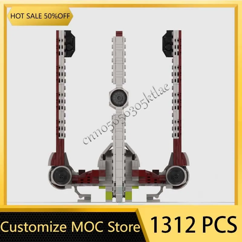1312 قطعة نموذج مشهد مقاتلة Lnterstellar الساخن مخصص لتقوم بها بنفسك مجموعة تعليمية تجميع إبداعي هدايا عيد الميلاد للأطفال #4