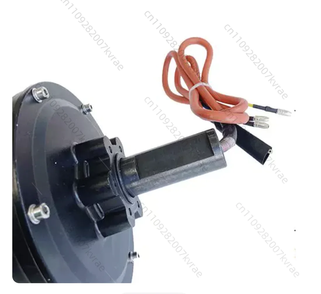 16 inch 50N.m external hub motor brushless toothless unilateral shaft large torque beach car golf cart H-type threaded shaft
