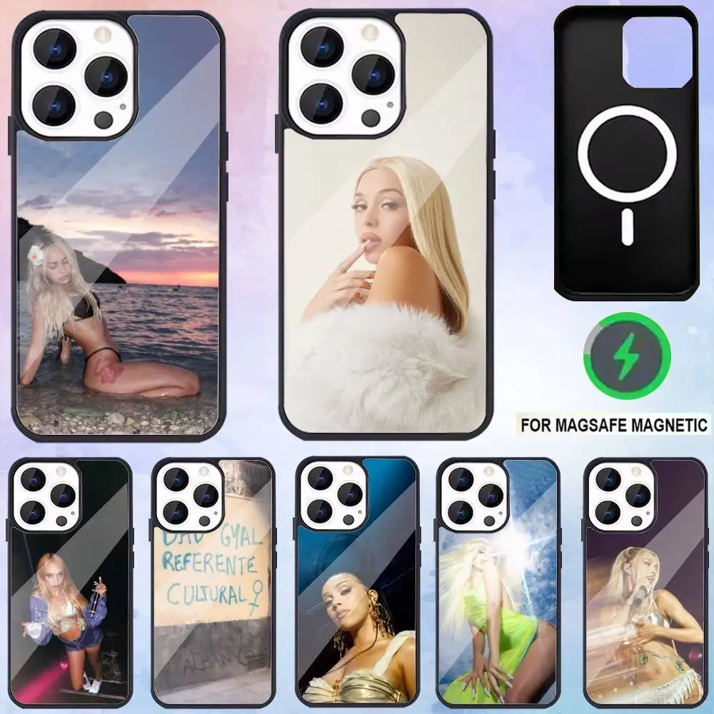 

B-Bad GyalS Singer Phone Case For iPhone17,16,15,14,13,12,11 Plus,Pro Max Magnetic For Magsafe Wireless Charging
