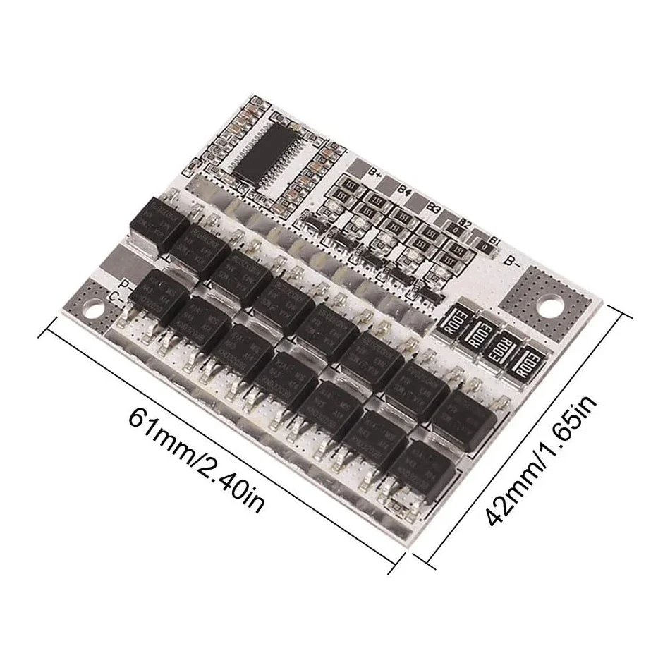 3S/4S/5S BMS 12V 100A Li-ion LMO Ternary Lithium Battery Protection Circuit Board Li-Polymer Balance Charging Module