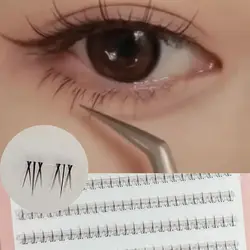 7mm Air Lower Eyelashes Fairy Fake Lashes Segmented Natural Under Lashes Manga Bottom Lashes Makeup Eyelash Makeup Tool10 Rows