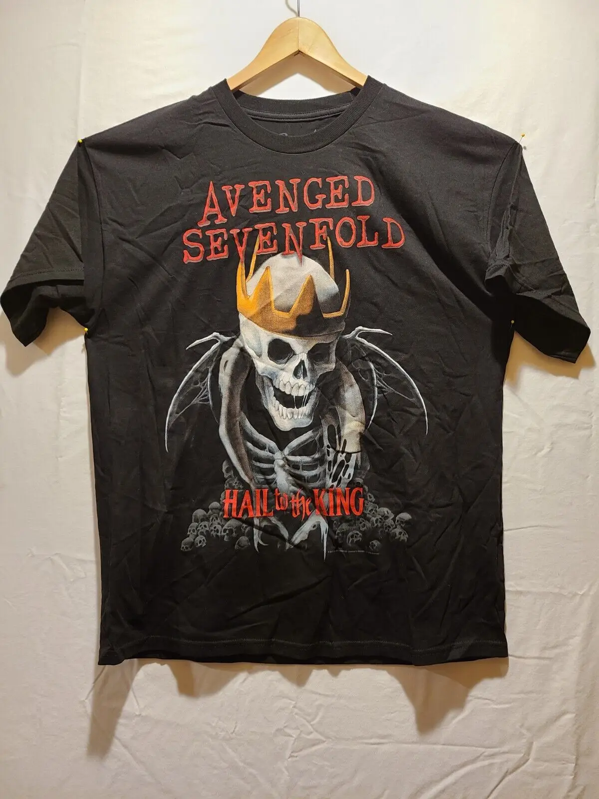 New Nwot Avenged Sevenfold T Shirt Xl Hail To The King P39