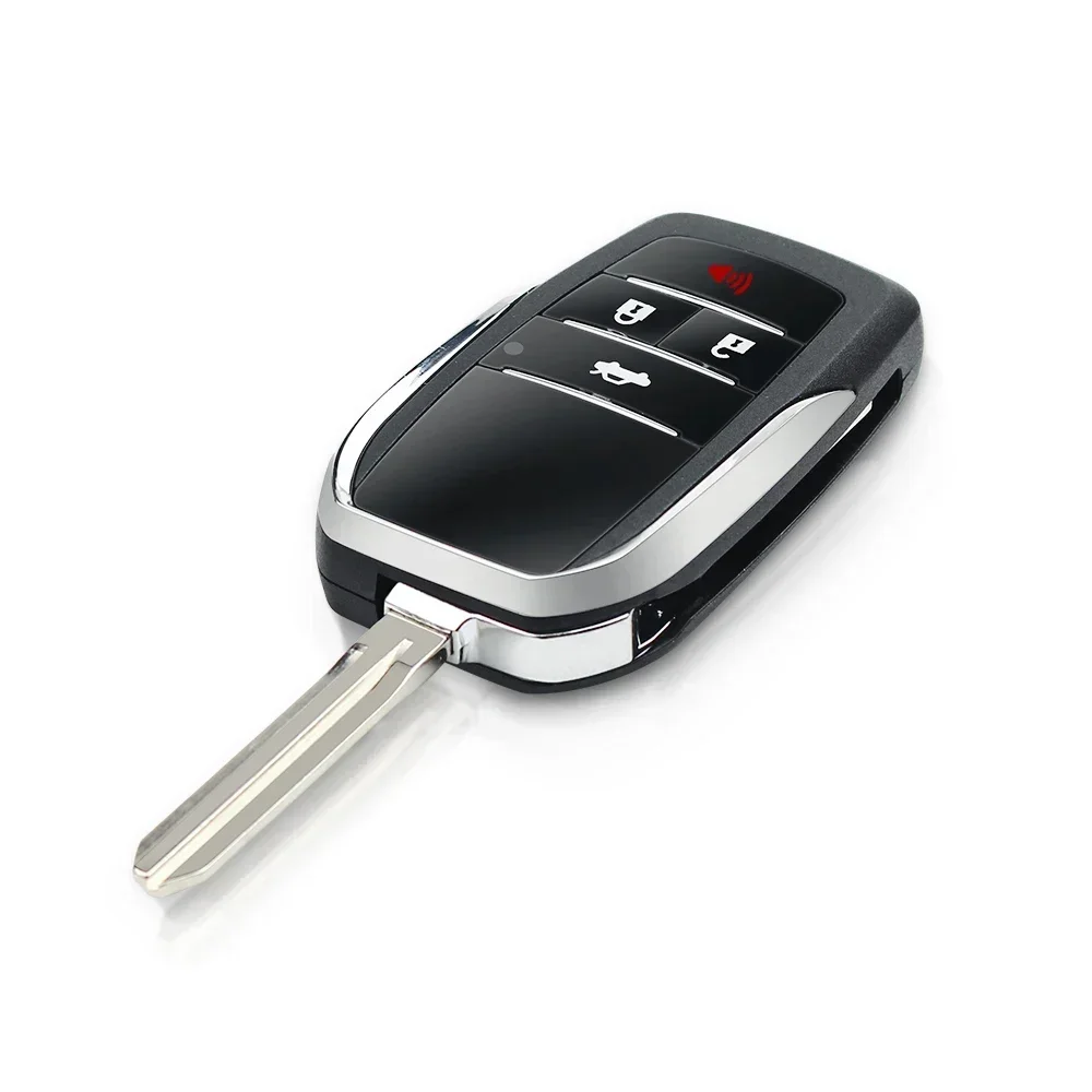 KEYYOU Modified Flip Key Case For Toyota Reiz Camry Rav4 Yaris Corolla 4Runner Avlon